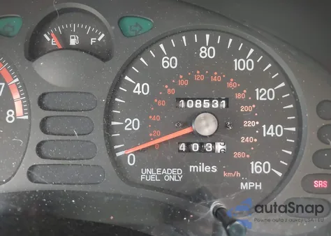 1998 Mitsubishi 3000 Gt z USA, uszkodzony, nr VIN JA3AM44H4WY004190